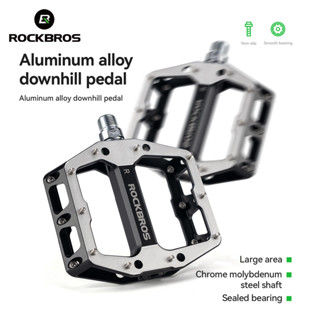 ROCKBROSBike Pedal De Rolamento Único Ampliado Estável À Prova Dwaterproof Água Durável Para MTB Bicicleta Estrada em Oferta na Shopee