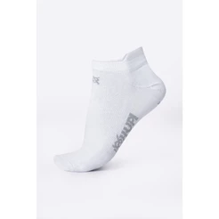 Meia HUPI Casual Invisível Algodão Branco 1 Par Tamanhos P/M/G
