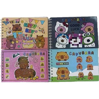 Livro Para Colorir Capivara 50 Páginas Capa Dura E Flexível Caderno Pintura Coloring  Desenhos novo comecio
