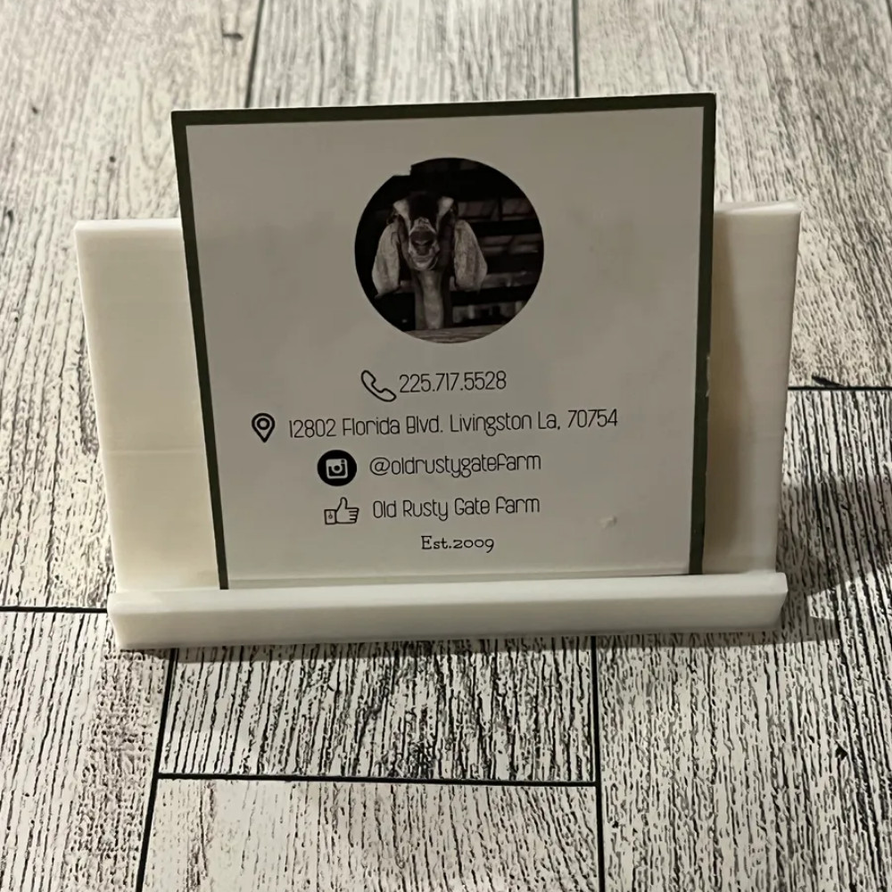 Expositor Porta Cartão De Visita DELICADO Suporte para cartão panfleto Livreto Escritorio Sala