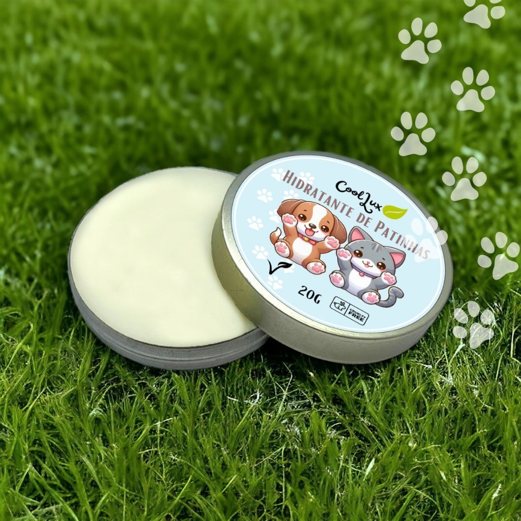 Hidratante de Focinho/Patinhas/Calos 100% Natural Vegano