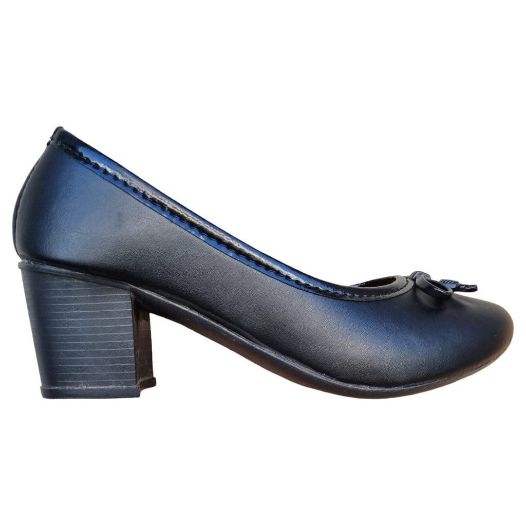 Sapato Social Ind. Moda Evangélica Salto Bloco Grosso Festa