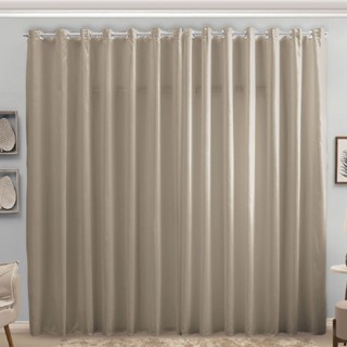 Cortina 3,00 x 2,80 Tecido Microfibra Para Sala Quarto Escritório Várias Cores em Oferta na Shopee