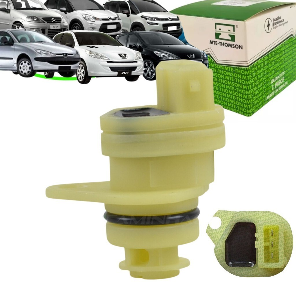 Sensor de Velocidade para Citröen C3 / Xsara / Berlingo - Peugeot 106 / 206 / 207 / 306 / 307 / 406 - Renault Megane / D em Oferta na Shopee