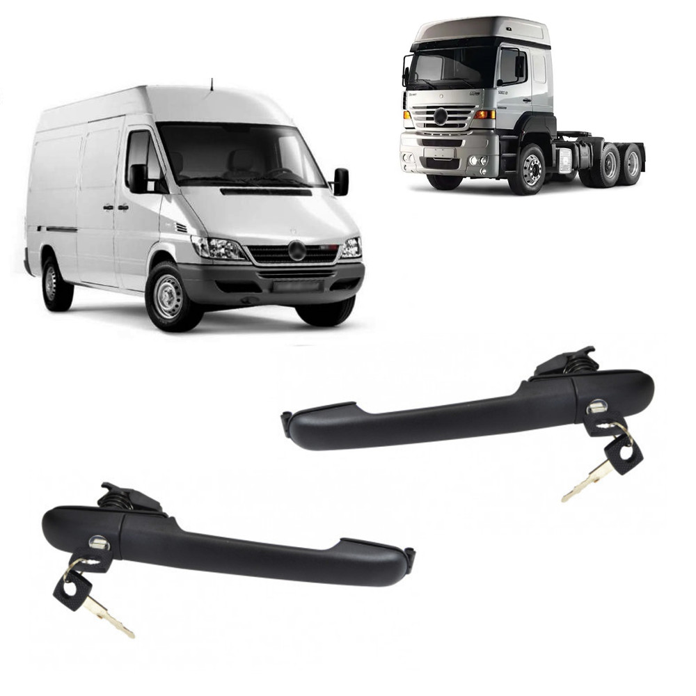 Par Macaneta Exterior Portas Dianteira Sprinter 1996 a 2012