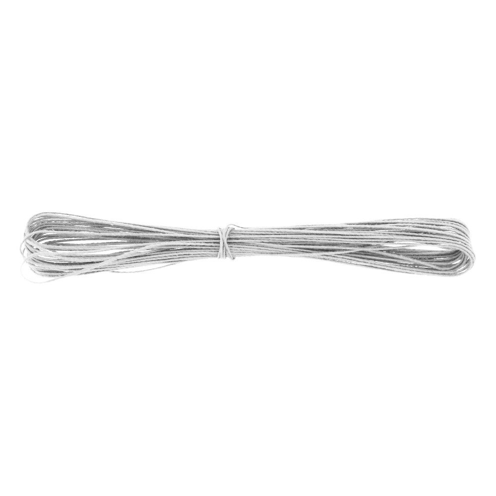 Arame Galvanizado Encapado Branco Nº22 - 0.71mm - 10 Metros - Artesanato Flores Bijuterias Multiuso