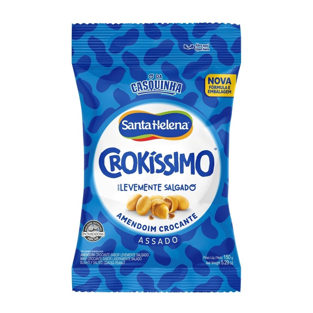 Crokíssimo Amendoim Crocante Levemente Salgado 150G