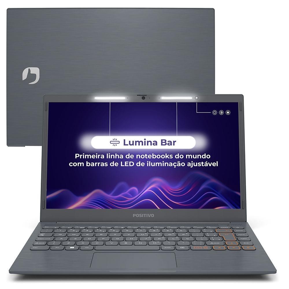 Notebook Positivo Vision C14 Intel® Celeron® Linux 8GB RAM 256GB 14.1” LED HD Lumina BAR -...