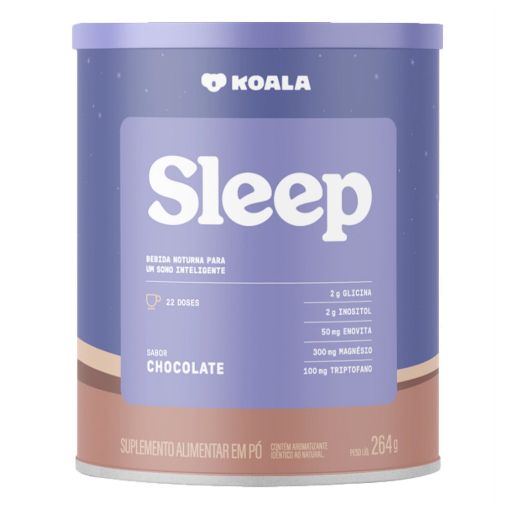 Koala Sleep Sabor Chocolate 264g Um Sono Inteligente