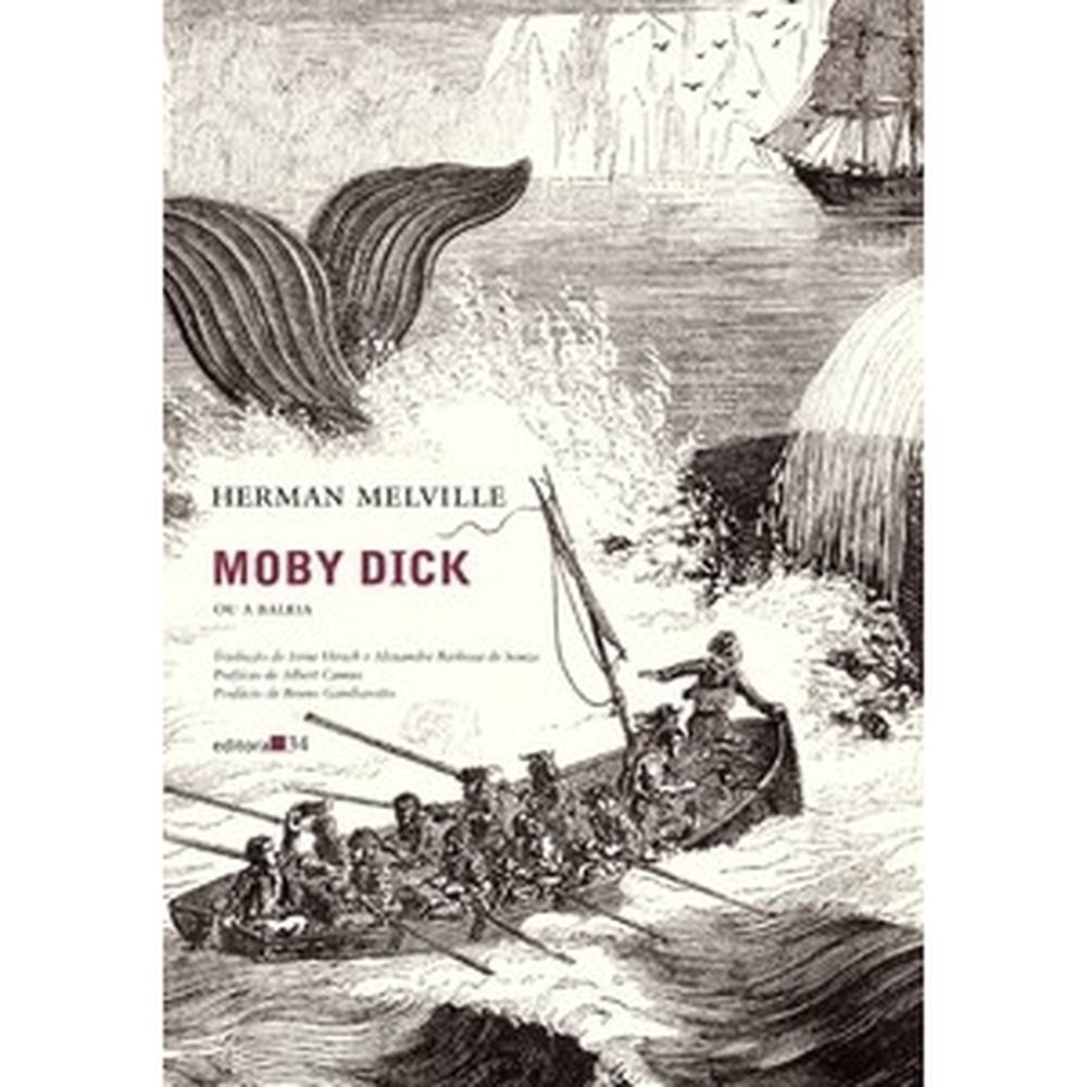 Capa do livro Moby Dick, ou A baleia