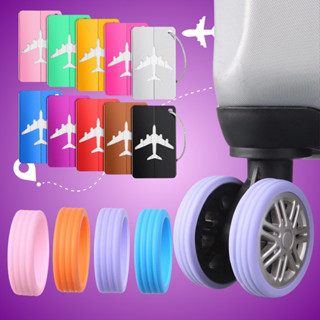 Etiqueta De Bagagem Identificador De Mala Protetor De Roda Rodinha Viagem - Escolha Seu Kit em Oferta na Shopee