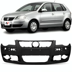 Parachoque Dianteiro Polo 2007 2008 2009 á 2011 Hatch e Sedan 1ª Linha Novo
