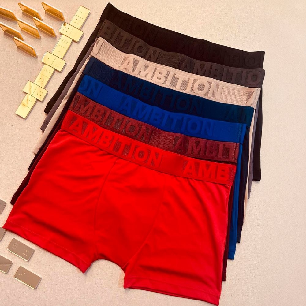 Kit 6 Cueca Boxer Masculina Algodão Penteado Cotton Conforto em Oferta na Shopee
