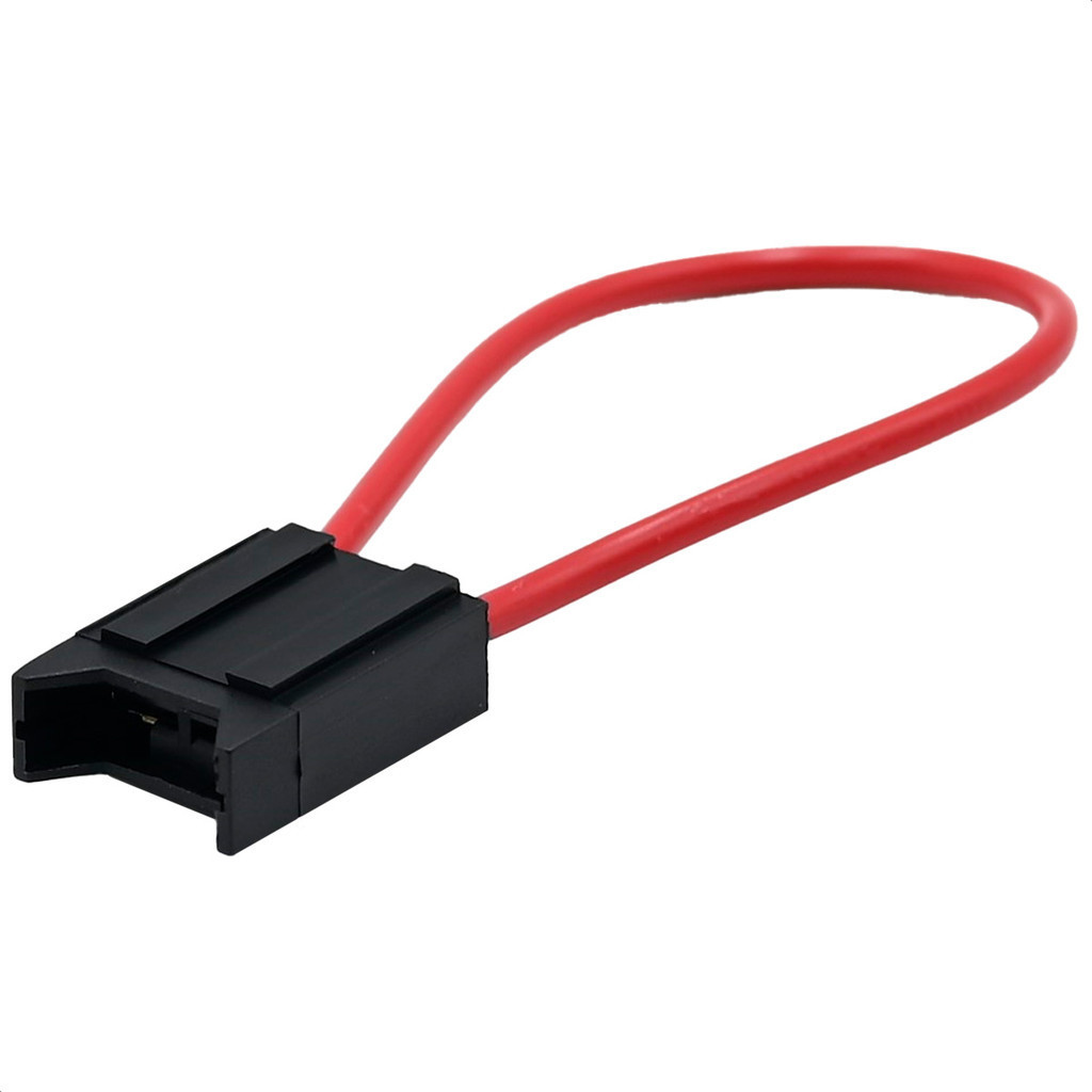 Chicote Com 2 Vias Terminal 6.3 mm Fio 4mmPorta Fusível Unival