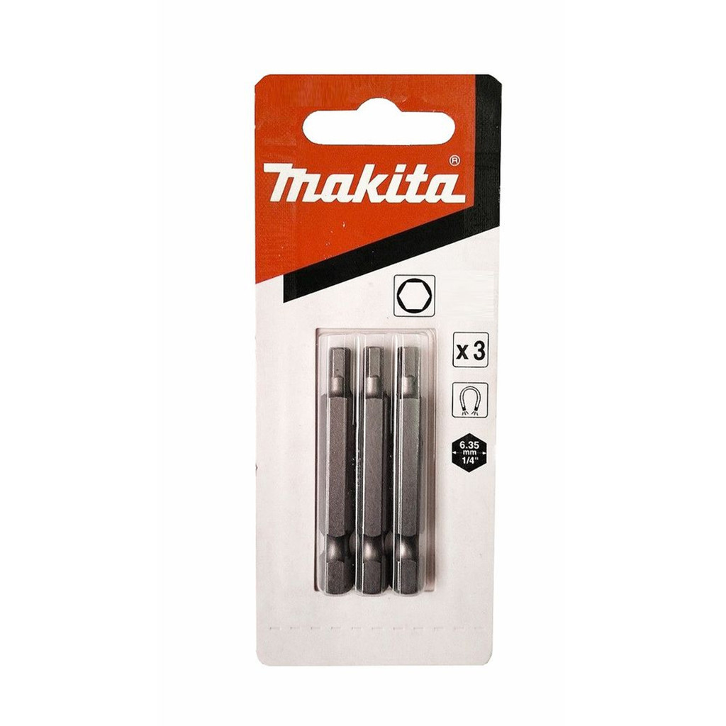 Pacote c/ 3pcs Bits Allen Longo 5,0 X 50mm Makita B-25476 em Oferta na Shopee