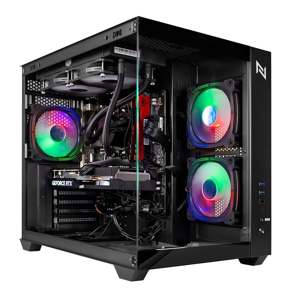 PC GAMER AMD RYZEN 7 5700X3D 32GB DDR4 3200MHZ (RTX 4060 8GB) SSD 1TB M.2 NVME 600W 80 PLUS, WATERCOOLER 240MM, NEOLOGIC - NLI86355