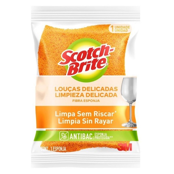 Esponja Nao Risca Laranja SCOTCH Brite 1 Unidade em Oferta na Shopee