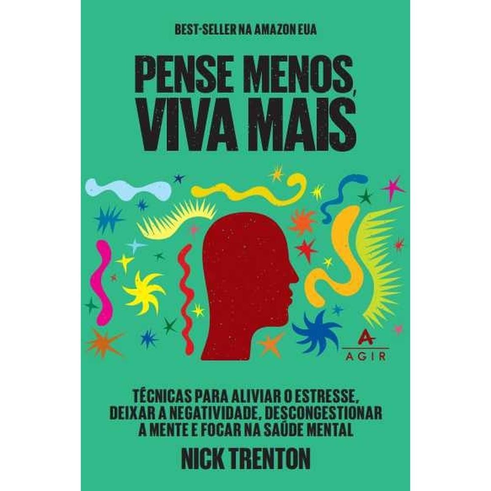 Livro - Pense menos, viva mais Livro leitura loja Vparque 071