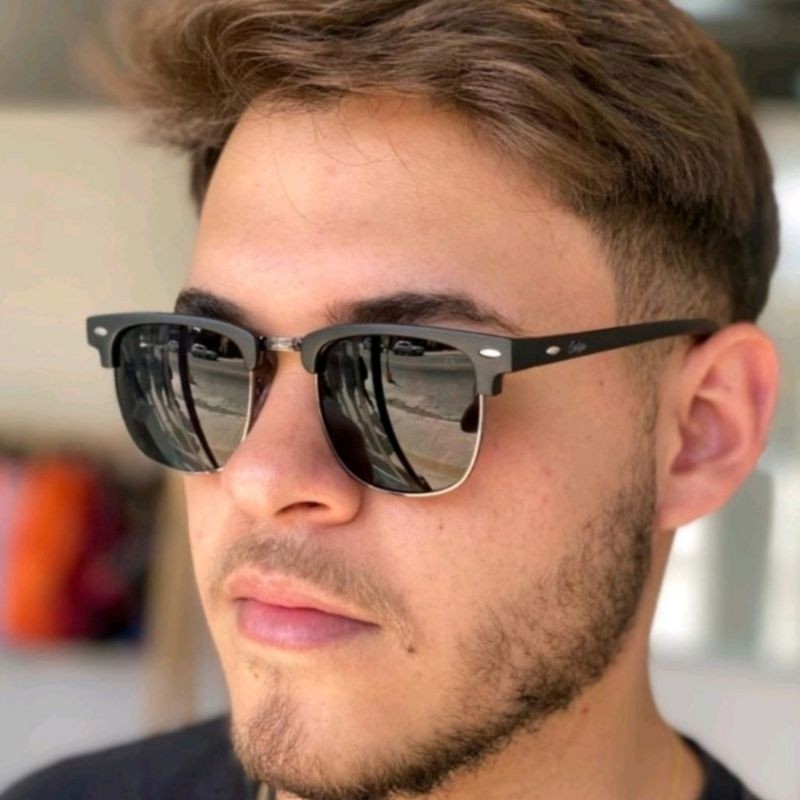 Oculos de Sol Unissex Inspire ClubMaster Lente Proteção UV 400 Óculos em Oferta na Shopee