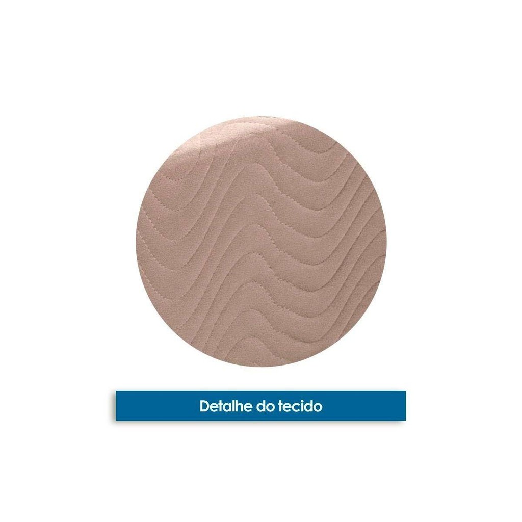Cama Box Base Solteiro Universal Suede Clean (88x188x20) - Ortobom