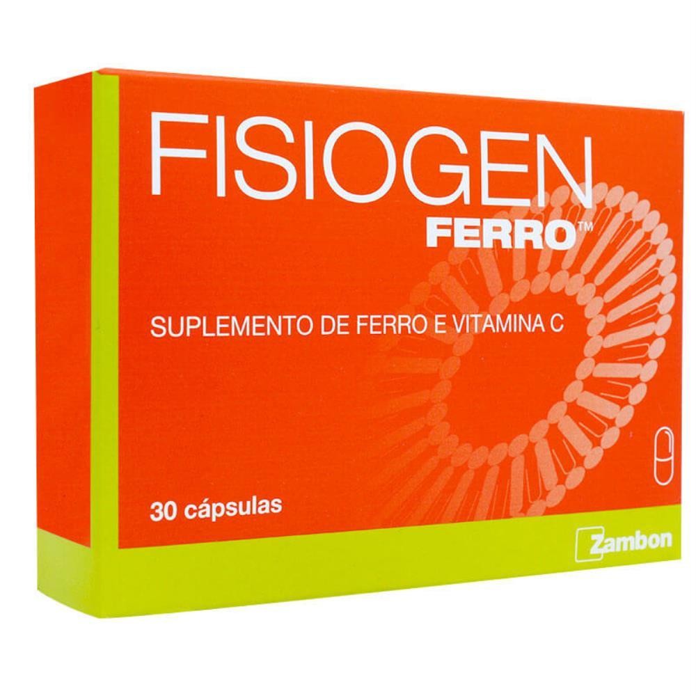 FISIOGEN FERRO COM 30 CÁPSULAS em Oferta na Shopee