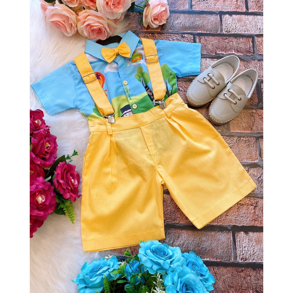 Conjunto Temáticos Meninos Mundo Bita Infantil Juvenil Festa Casual Menino Dia a Dia Masculino Verão Elegante Aniversário Confortável Delicado Fofo Estiloso Moderno Príncipe Luxo Sofisticado