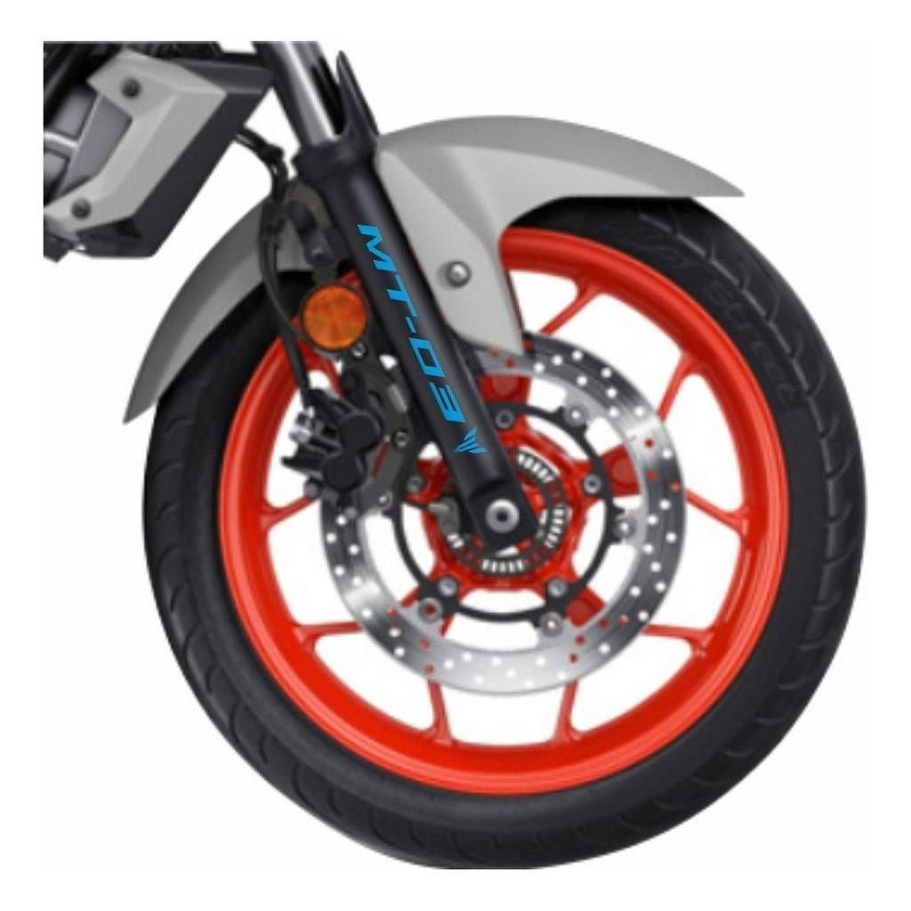 Par de Adesivo Refletivo Para Bengala ou canela Mt-03 Yamaha refletivo