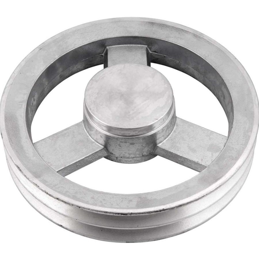 Polia alumínio 230mm 2 canais perfil b - Vonder em Oferta na Shopee