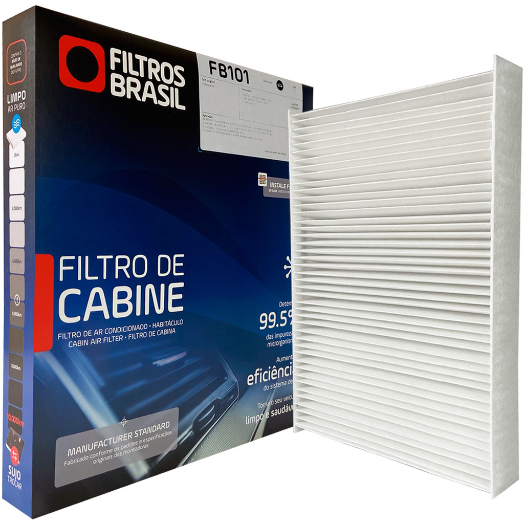 Filtro Cabine Renault Clio Campus Express GetUp 2005 a 2013