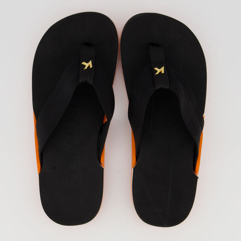 Chinelo Kenner NK6 Pro II Preto e Laranja - Men Shoes