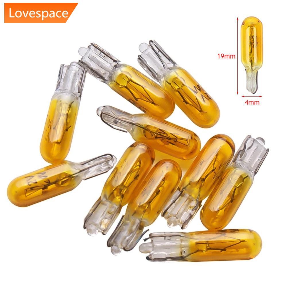 LS-STORE 10 Pçs W2W T5 12V 1.2W Carro Lâmpada Halógena Instrumento Luzes Painel T5 LED Auto Luz Interior Do O6X6 em Oferta na Shopee