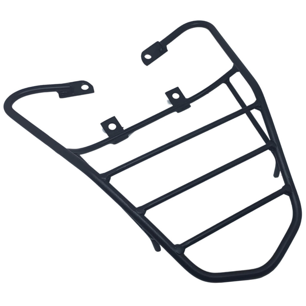Bagageiro Bau Moto Suporte Superior Titan-Fan 150 2014 a 2015 / Fan-Start 160 16 a 24 Preto Metal X