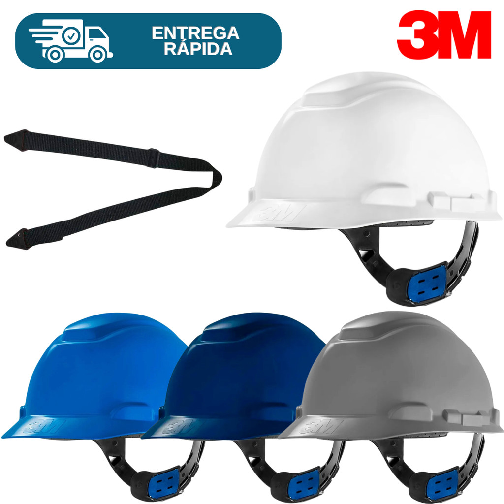 Capacete De Segurança 3M H700 Ajuste Fácil Com Jugular de Tecido Engenheiro Eletricista Obra Epi em Oferta na Shopee