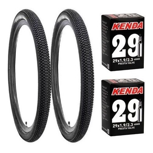 PAR PNEU 29x2.10 LEVORIN ERUPTION + PAR CÂMARA DE AR KENDA 29 MTB em Oferta na Shopee