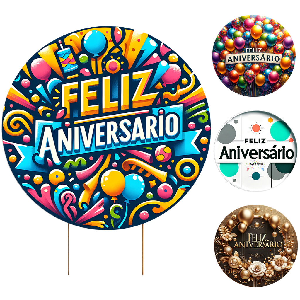 Capa De Painel De Festa Aniversario Alta Resolução Decoração Varios Temas em Oferta na Shopee