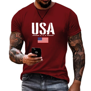 Camiseta Unissex 100% Algodão USA AMÉRICA Lançamento em Oferta na Shopee