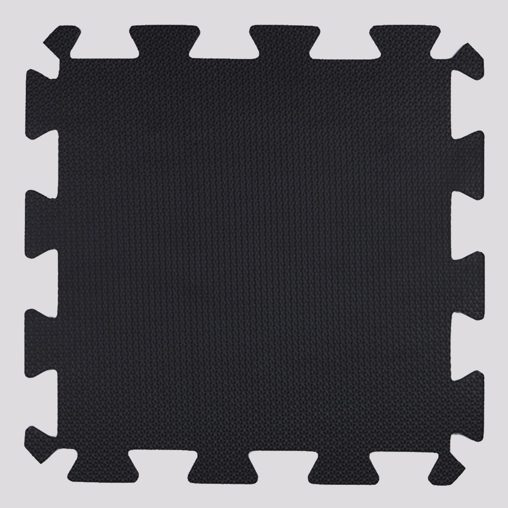 Tatame de EVA Antiderrapante 10mm Preto - Mom & Baby
