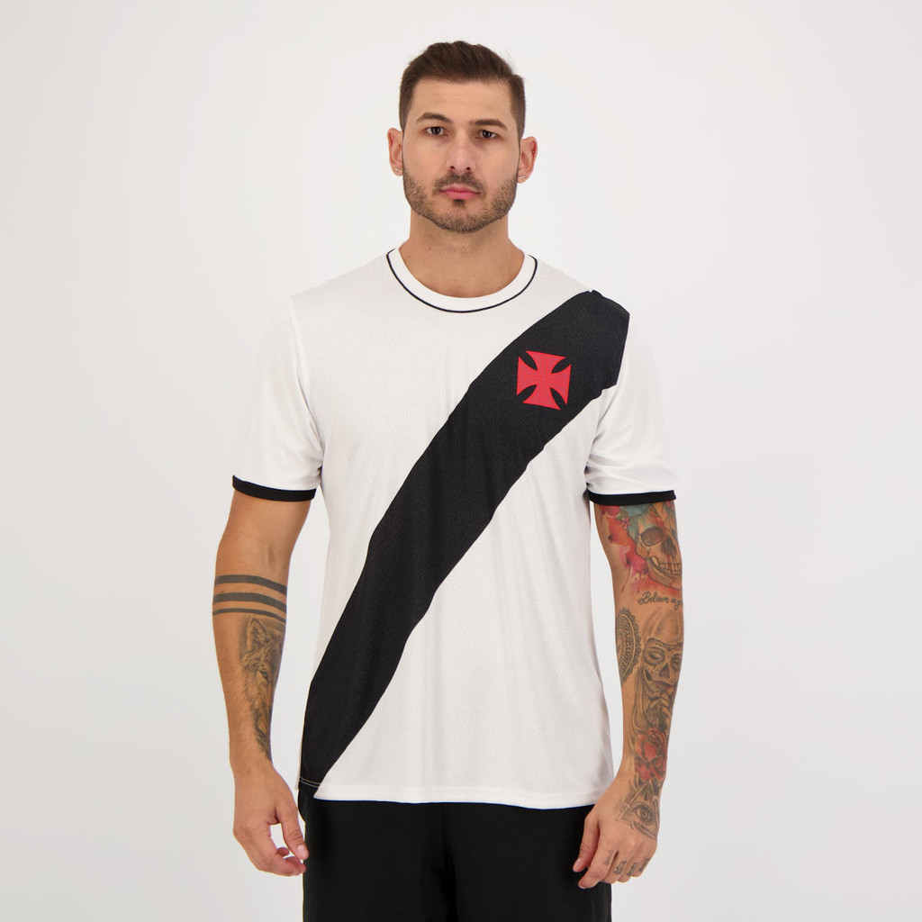 Camisa Vasco Caravel Branca - Sports & Outdoors