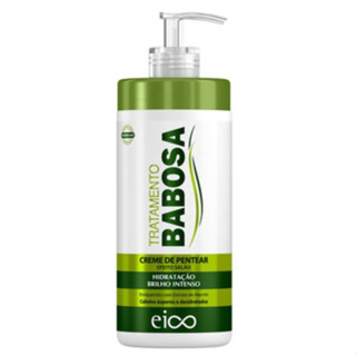 Eico Creme de Pentear Protetor Térmico Anti-Frizz Hidratação Brilho Tratamento Babosa 600ml em Oferta na Shopee