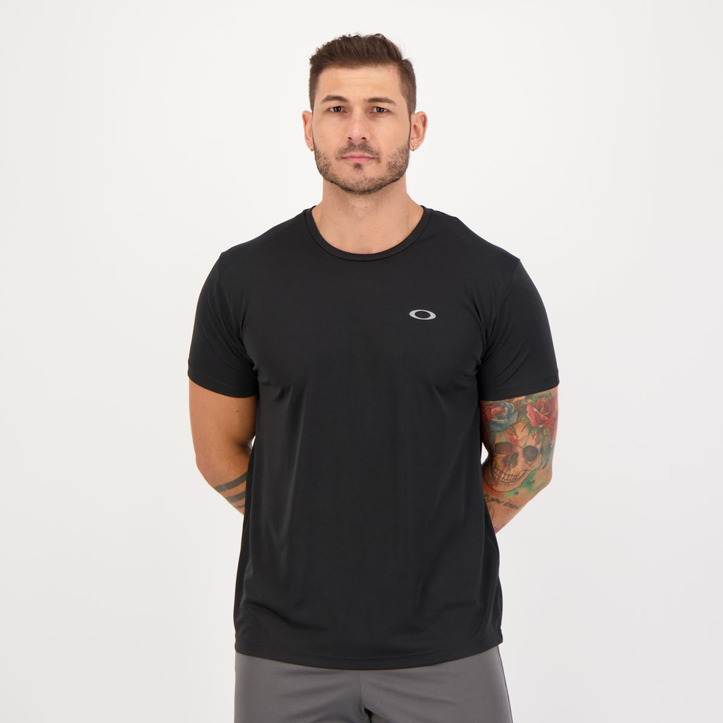 Camiseta Oakley Daily Sport III Preta em Oferta na Shopee