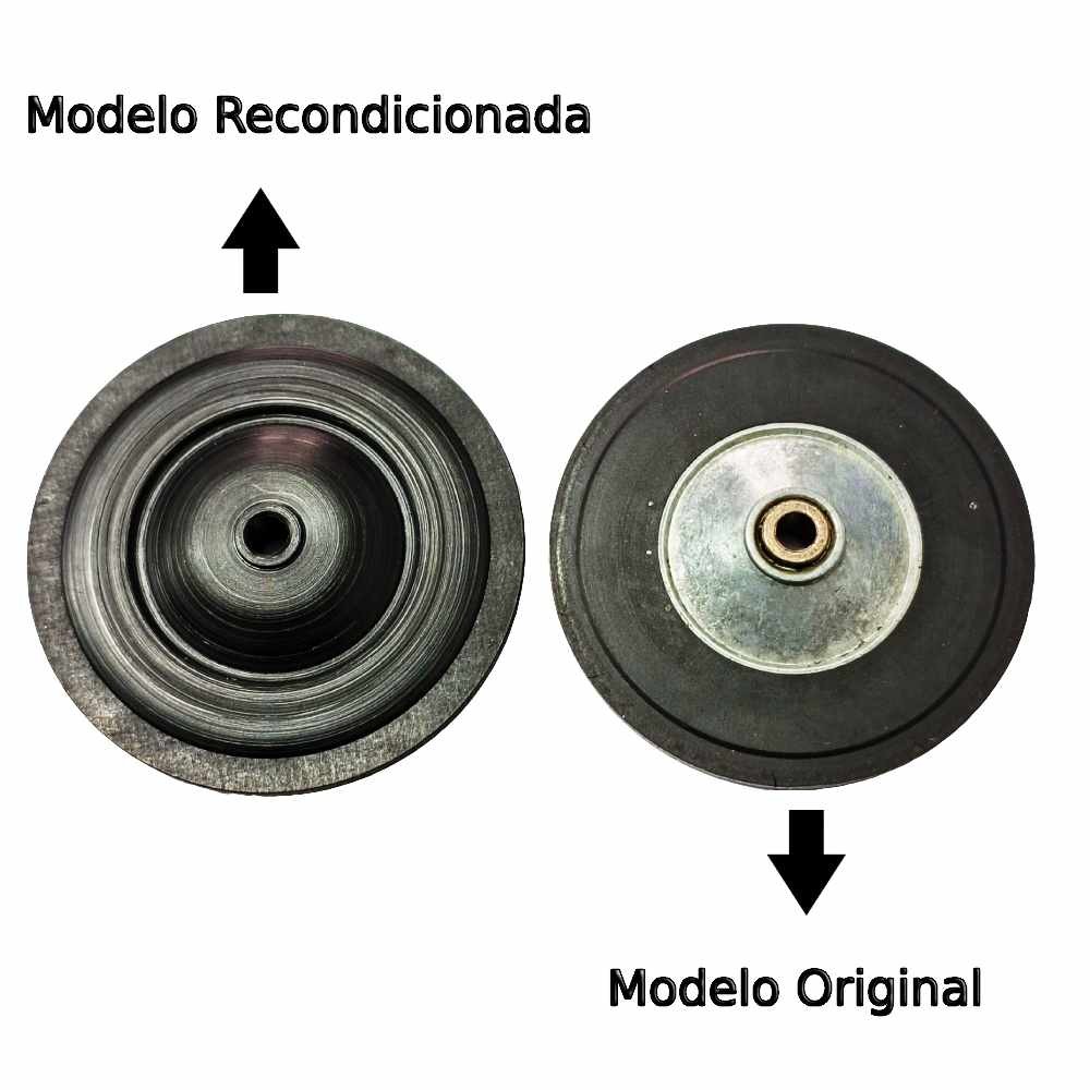 Polia Nova Toca Disco Garrard Cubo Baixo  de Plástico 49Mm