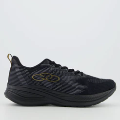 Tênis Olympikus Marte Preto e Dourado