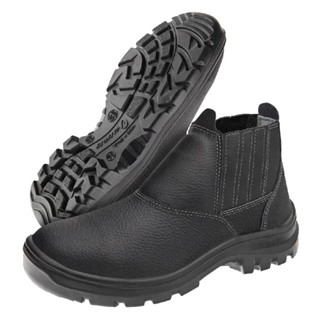 Botina de Segurança em Couro Relax Bico Aço Vulcaflex Bidensidade MARLUVAS em Oferta na Shopee