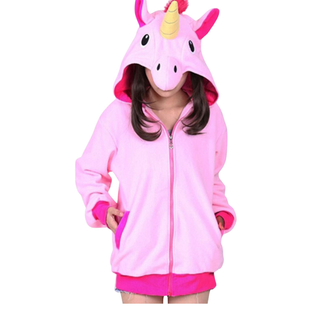 Blusa Unicórnio Casaco Moletom Adulto E Infantil