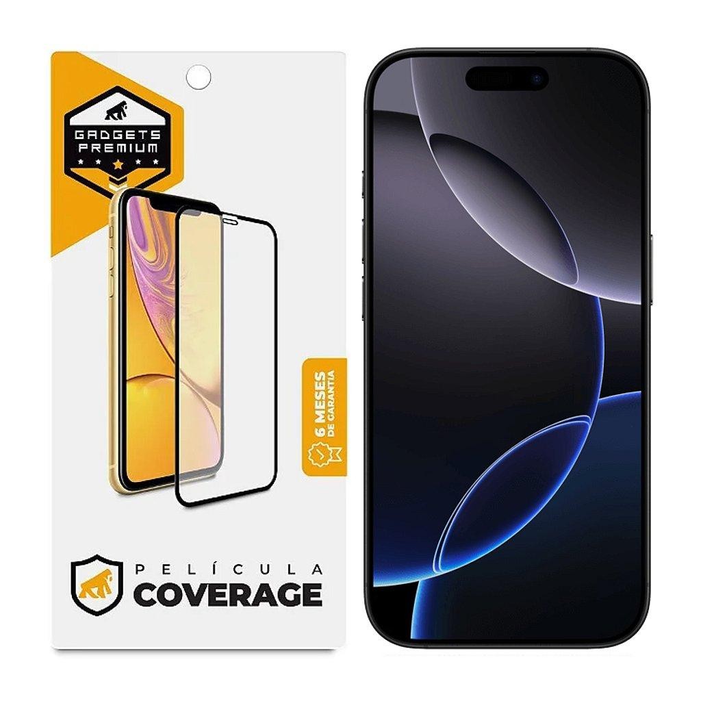 Película para iPhone 16 Pro Max - Coverage 5D Pro Preta - Gshield em Oferta na Shopee