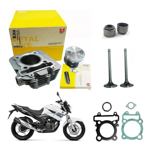 Kit Cilindro Motor Tenere Lander 250 Valvulas Retentor Junta
