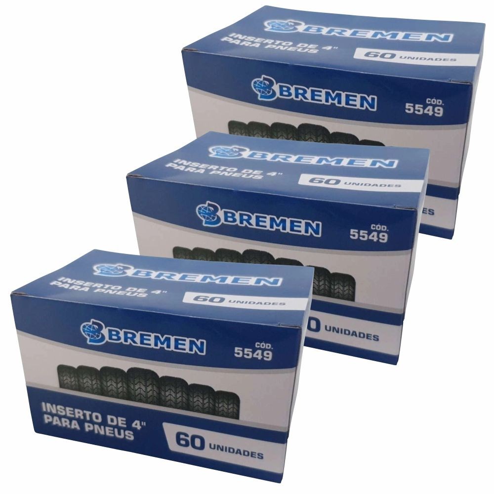 Kit 3 Insertos Reparo de Pneus Macarrão s/ Câmara 5549 Bremen em Oferta na Shopee