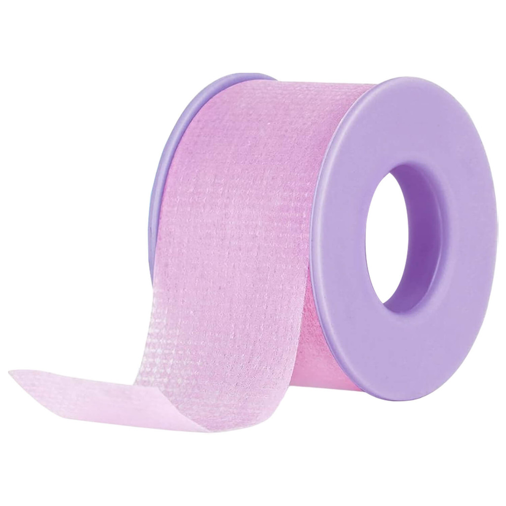 Microfita Silicone Gel Pele Sensível para Extensão Cílios 25mm Lilás