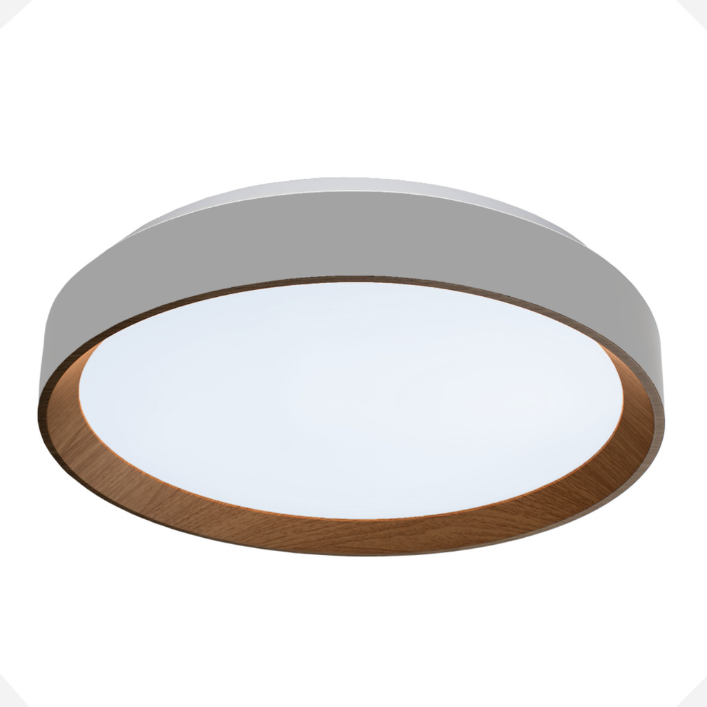 Plafon LED Arbos Blumenau 24W Bivolt Temperatura Ajustável Branco
