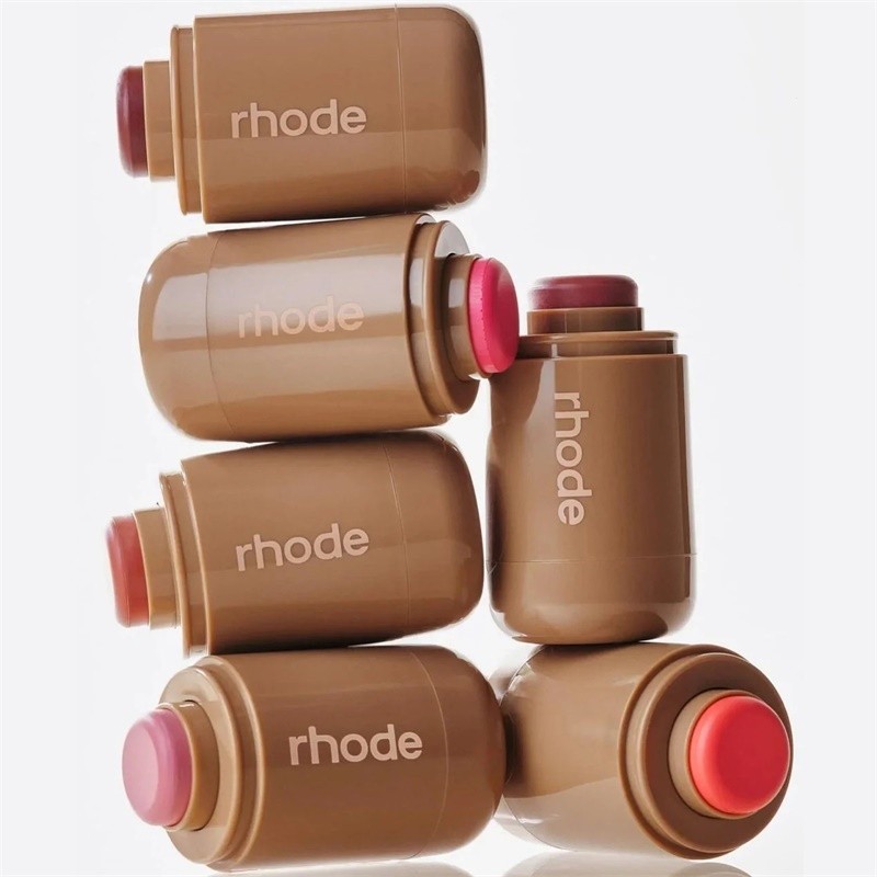Rhode Blushes Hailey Mesmo Estilo Lip And Cheekbone Double Use Blush Cream Teddy/Spicy Mar...